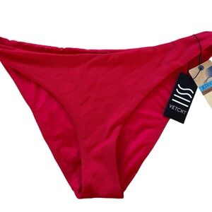 Vetchy Margarita Red bikini bottom size XL , NWT